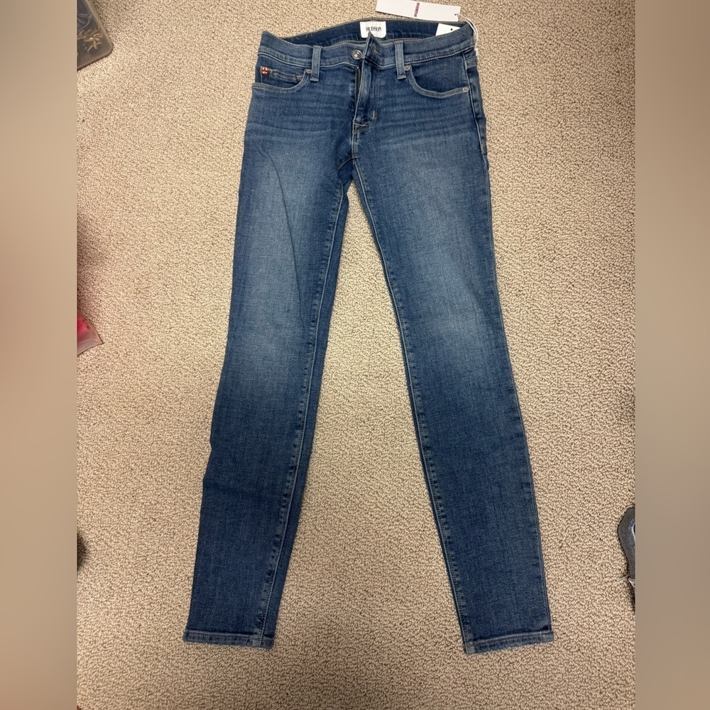 HUDSON KRISTA LOW RISE SKINNY JEANS